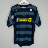 Shop 2004/05 INTER MILAN STANKOVIC #5 C/L THIRD SHIRT (M) NIKE, classic football shirts, vintage football shirts & retro soccer jerseys at Cult Kits