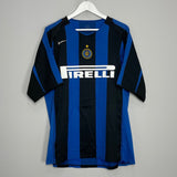 Shop 2004/05 INTER MILAN VIERI #32 HOME SHIRT (XL) NIKE, classic football shirts, vintage football shirts & retro soccer jerseys at Cult Kits