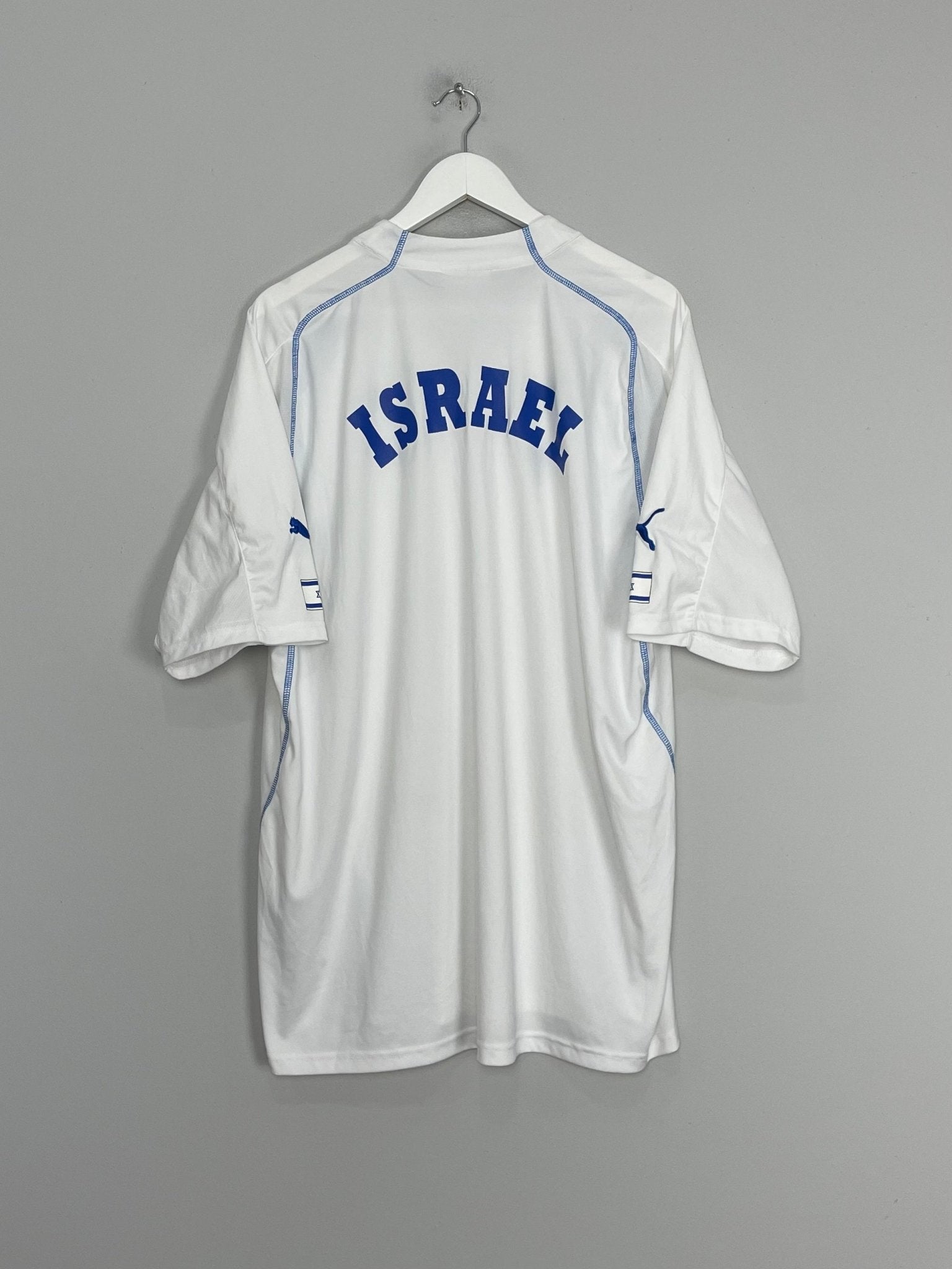 Shop 2004/05 ISRAEL HOME SHIRT (XXL) PUMA, classic football shirts, vintage football shirts & retro soccer jerseys at Cult Kits