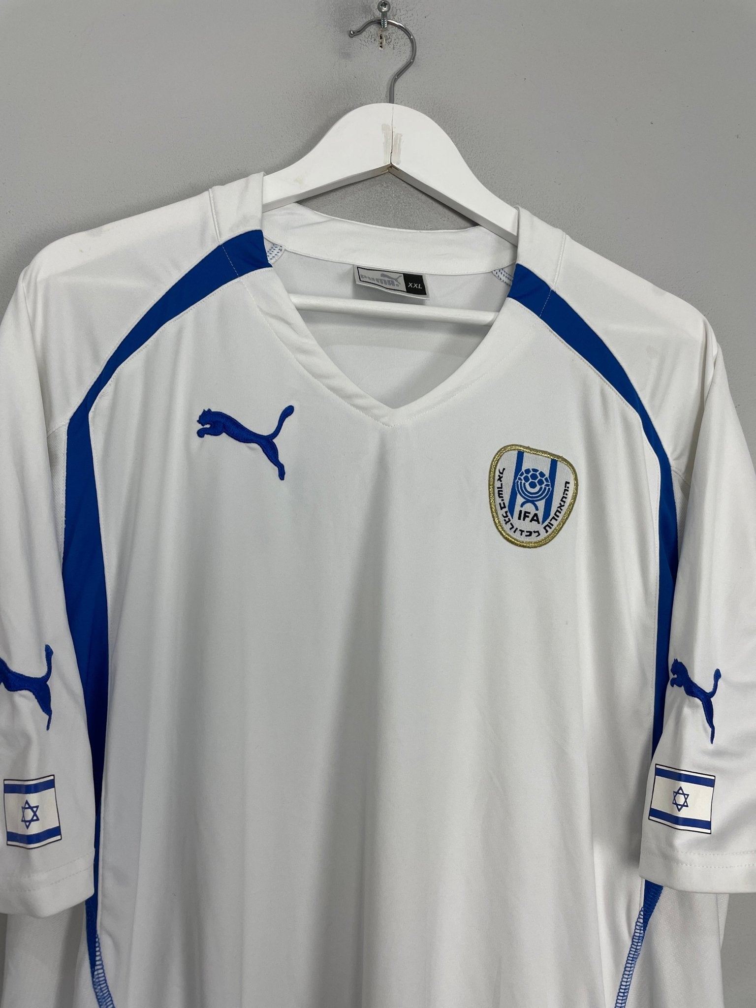 Shop 2004/05 ISRAEL HOME SHIRT (XXL) PUMA, classic football shirts, vintage football shirts & retro soccer jerseys at Cult Kits