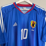 Shop 2004/05 JAPAN NAKAMURA #10 HOME SHIRT (XL) ADIDAS, classic football shirts, vintage football shirts & retro soccer jerseys at Cult Kits