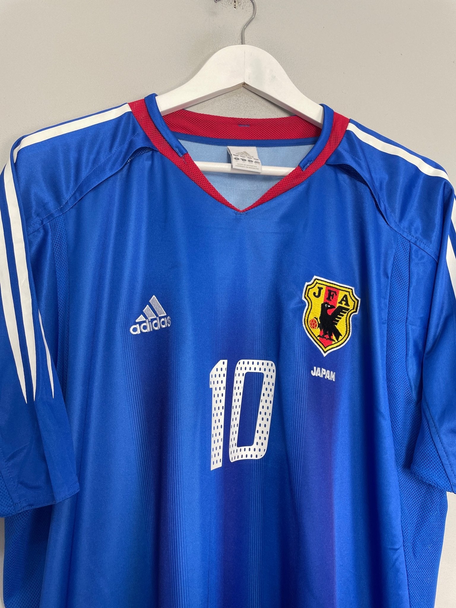 Shop 2004/05 JAPAN NAKAMURA #10 HOME SHIRT (XL) ADIDAS, classic football shirts, vintage football shirts & retro soccer jerseys at Cult Kits