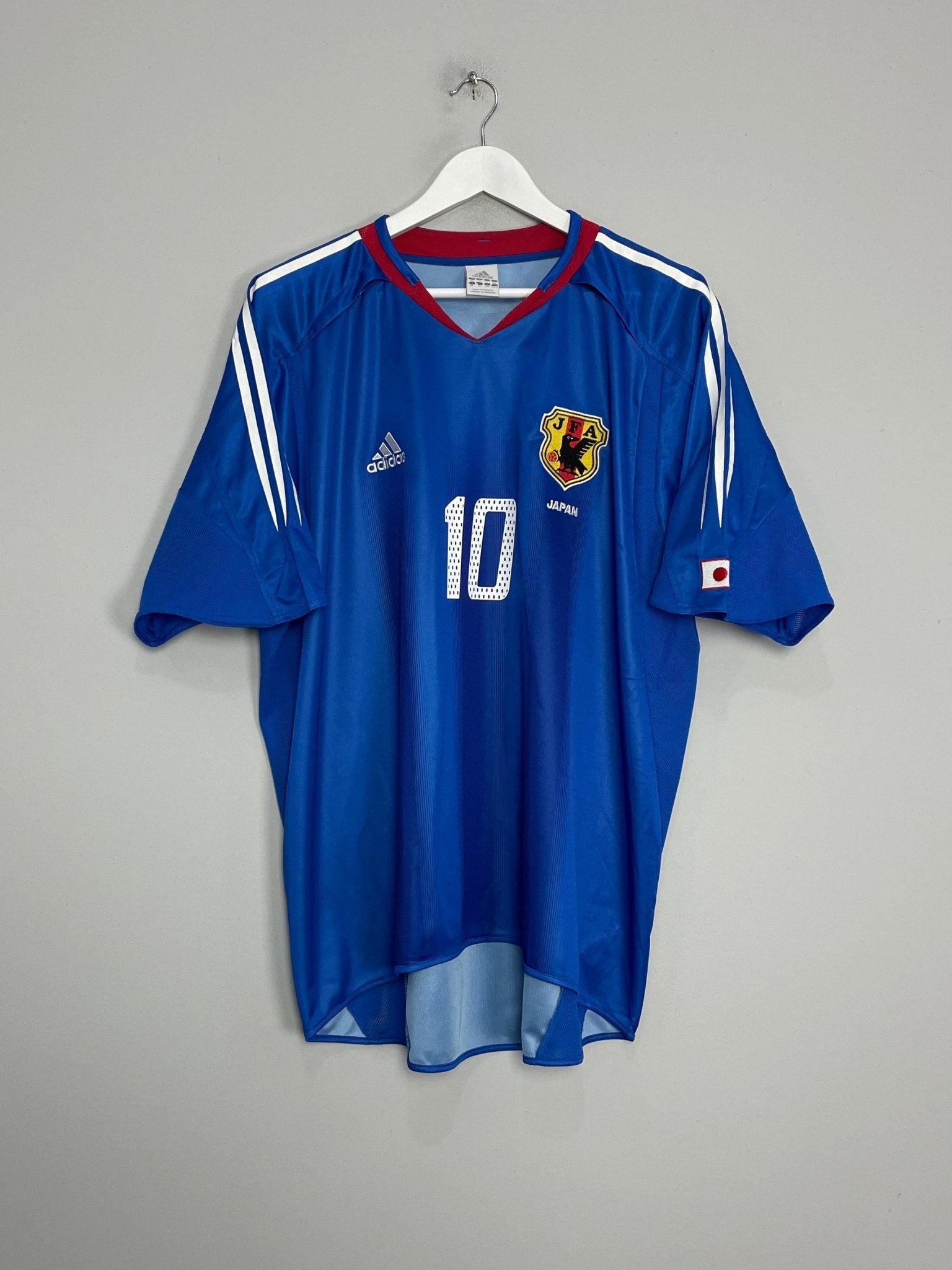Shop 2004/05 JAPAN NAKAMURA #10 HOME SHIRT (XL) ADIDAS, classic football shirts, vintage football shirts & retro soccer jerseys at Cult Kits