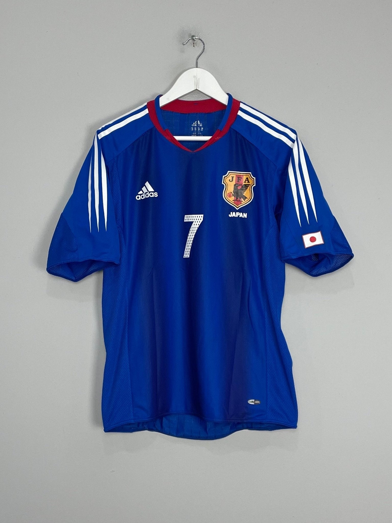 Shop 2004/05 JAPAN NAKATA #7 HOME SHIRT (M) ADIDAS, classic football shirts, vintage football shirts & retro soccer jerseys at Cult Kits