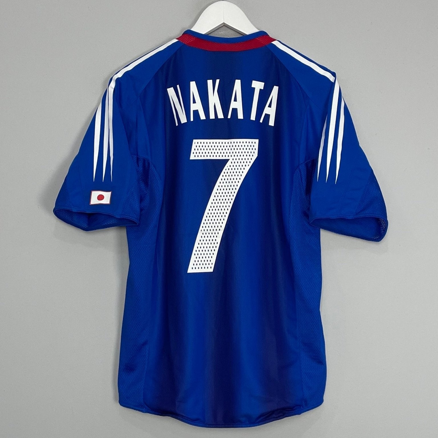 Shop 2004/05 JAPAN NAKATA #7 HOME SHIRT (M) ADIDAS, classic football shirts, vintage football shirts & retro soccer jerseys at Cult Kits