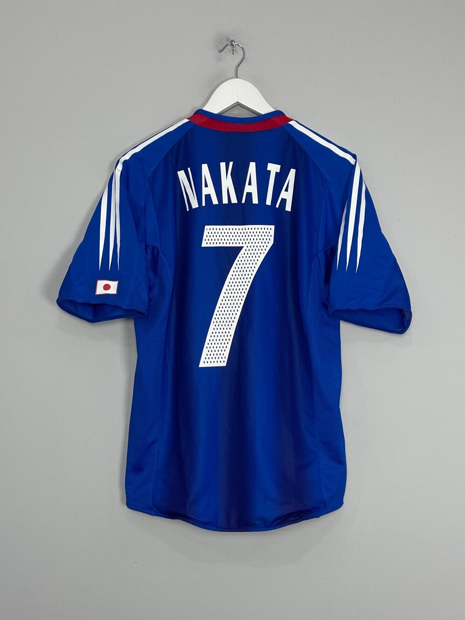 Shop 2004/05 JAPAN NAKATA #7 HOME SHIRT (M) ADIDAS, classic football shirts, vintage football shirts & retro soccer jerseys at Cult Kits