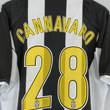 2004/05 JUVENTUS CANNAVARO 28 HOME SHIRT (L) NIKE - Cult Kits - Large - Buy Vintage Football Shirts, Authentic Retro Football Shirts For Sale, Classic Football Shirts & Soccer Jersey