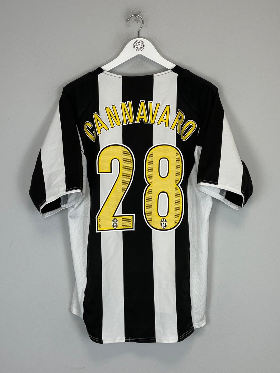 2004/05 JUVENTUS CANNAVARO 28 HOME SHIRT (L) NIKE - Cult Kits - Large - Buy Vintage Football Shirts, Authentic Retro Football Shirts For Sale, Classic Football Shirts & Soccer Jersey
