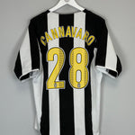2004/05 JUVENTUS CANNAVARO 28 HOME SHIRT (L) NIKE - Cult Kits - Large - Buy Vintage Football Shirts, Authentic Retro Football Shirts For Sale, Classic Football Shirts & Soccer Jersey