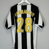 2004/05 JUVENTUS CANNAVARO 28 HOME SHIRT (L) NIKE - Cult Kits - Large - Buy Vintage Football Shirts, Authentic Retro Football Shirts For Sale, Classic Football Shirts & Soccer Jersey