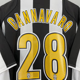 Shop 2004/05 JUVENTUS CANNAVARO #28 HOME SHIRT (XL) NIKE, classic football shirts, vintage football shirts & retro soccer jerseys at Cult Kits