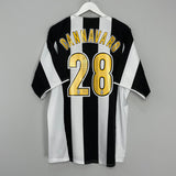 Shop 2004/05 JUVENTUS CANNAVARO #28 HOME SHIRT (XL) NIKE, classic football shirts, vintage football shirts & retro soccer jerseys at Cult Kits