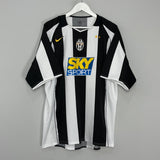 Shop 2004/05 JUVENTUS CANNAVARO #28 HOME SHIRT (XL) NIKE, classic football shirts, vintage football shirts & retro soccer jerseys at Cult Kits
