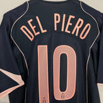 Shop 2004/05 JUVENTUS DEL PIERO #10 *BNWT* AWAY SHIRT (L) NIKE, classic football shirts, vintage football shirts & retro soccer jerseys at Cult Kits