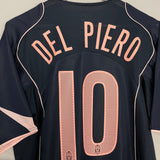 Shop 2004/05 JUVENTUS DEL PIERO #10 *BNWT* AWAY SHIRT (L) NIKE, classic football shirts, vintage football shirts & retro soccer jerseys at Cult Kits