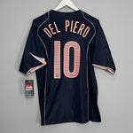 Shop 2004/05 JUVENTUS DEL PIERO #10 *BNWT* AWAY SHIRT (L) NIKE, classic football shirts, vintage football shirts & retro soccer jerseys at Cult Kits
