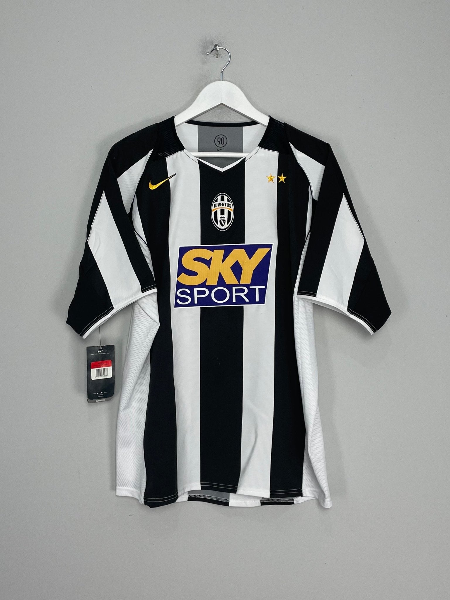 Shop 2004/05 JUVENTUS DEL PIERO #10 *BNWT* HOME SHIRT (L) NIKE, classic football shirts, vintage football shirts & retro soccer jerseys at Cult Kits