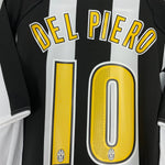 Shop 2004/05 JUVENTUS DEL PIERO #10 *BNWT* HOME SHIRT (L) NIKE, classic football shirts, vintage football shirts & retro soccer jerseys at Cult Kits