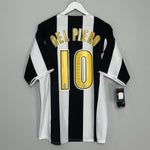 Shop 2004/05 JUVENTUS DEL PIERO #10 *BNWT* HOME SHIRT (L) NIKE, classic football shirts, vintage football shirts & retro soccer jerseys at Cult Kits
