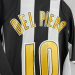 Shop 2004/05 JUVENTUS DEL PIERO #10 HOME SHIRT (XL) NIKE, classic football shirts, vintage football shirts & retro soccer jerseys at Cult Kits