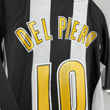 Shop 2004/05 JUVENTUS DEL PIERO #10 HOME SHIRT (XL) NIKE, classic football shirts, vintage football shirts & retro soccer jerseys at Cult Kits