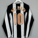 Shop 2004/05 JUVENTUS DEL PIERO #10 L/S HOME SHIRT (S) NIKE, classic football shirts, vintage football shirts & retro soccer jerseys at Cult Kits