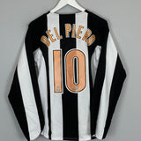 Shop 2004/05 JUVENTUS DEL PIERO #10 L/S HOME SHIRT (S) NIKE, classic football shirts, vintage football shirts & retro soccer jerseys at Cult Kits