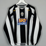 Shop 2004/05 JUVENTUS DEL PIERO #10 L/S HOME SHIRT (S) NIKE, classic football shirts, vintage football shirts & retro soccer jerseys at Cult Kits