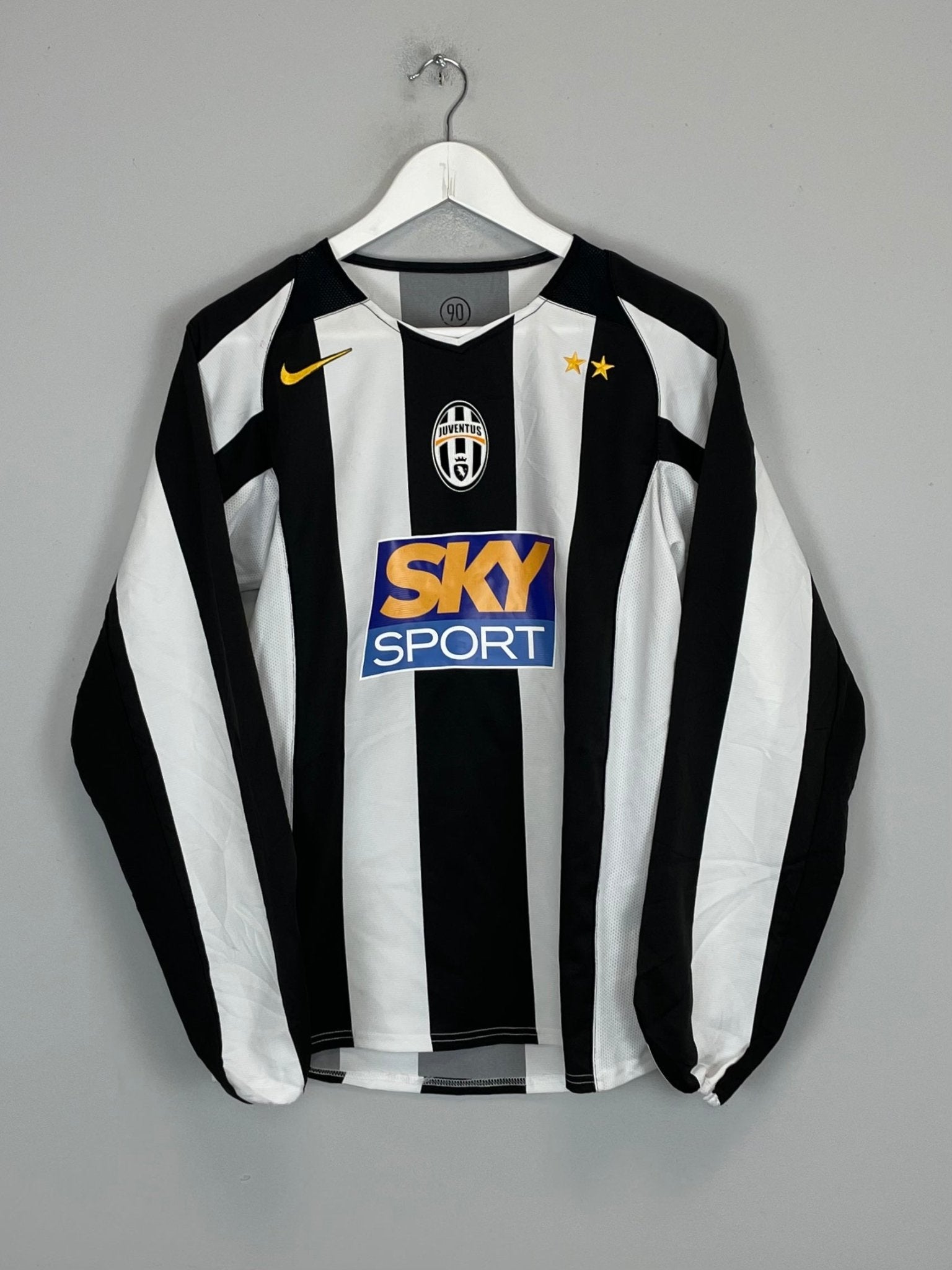 Shop 2004/05 JUVENTUS DEL PIERO #10 L/S HOME SHIRT (S) NIKE, classic football shirts, vintage football shirts & retro soccer jerseys at Cult Kits