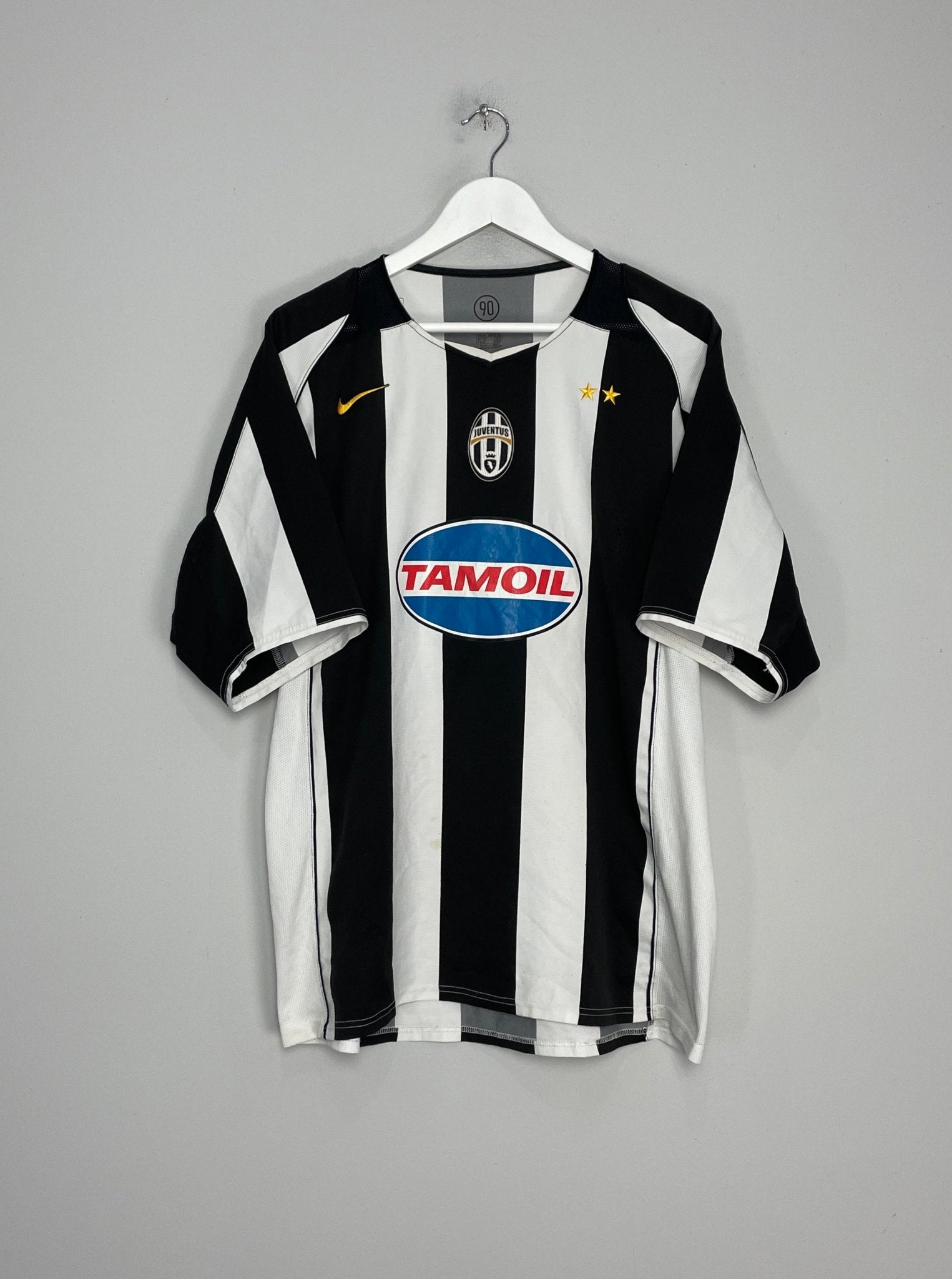 Shop 2004/05 JUVENTUS HOME SHIRT (XL) NIKE, classic football shirts, vintage football shirts & retro soccer jerseys at Cult Kits