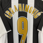 Shop 2004/05 JUVENTUS IBRAHIMOVIC #9 HOME SHIRT (L) NIKE, classic football shirts, vintage football shirts & retro soccer jerseys at Cult Kits