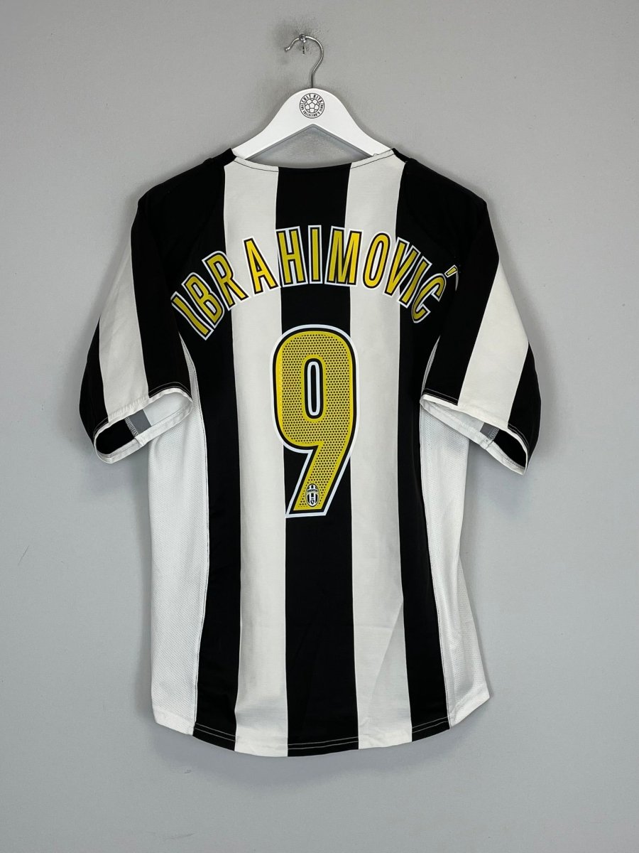 2004/05 JUVENTUS IBRAHIMOVIC 9 HOME SHIRT (M) NIKE - Cult Kits - Medium - Buy Vintage Football Shirts, Authentic Retro Football Shirts For Sale, Classic Football Shirts & Soccer Jersey