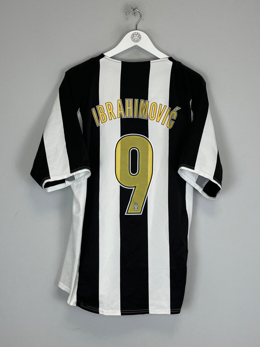 2004/05 JUVENTUS IBRAHIMOVIC 9 HOME SHIRT (M) NIKE - Cult Kits - Medium - Buy Vintage Football Shirts, Authentic Retro Football Shirts For Sale, Classic Football Shirts & Soccer Jersey