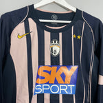 Shop 2004/05 JUVENTUS IBRAHIMOVIC #9 L/S AWAY SHIRT (L) NIKE, classic football shirts, vintage football shirts & retro soccer jerseys at Cult Kits