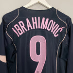 Shop 2004/05 JUVENTUS IBRAHIMOVIC #9 L/S AWAY SHIRT (L) NIKE, classic football shirts, vintage football shirts & retro soccer jerseys at Cult Kits
