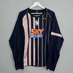 Shop 2004/05 JUVENTUS IBRAHIMOVIC #9 L/S AWAY SHIRT (L) NIKE, classic football shirts, vintage football shirts & retro soccer jerseys at Cult Kits