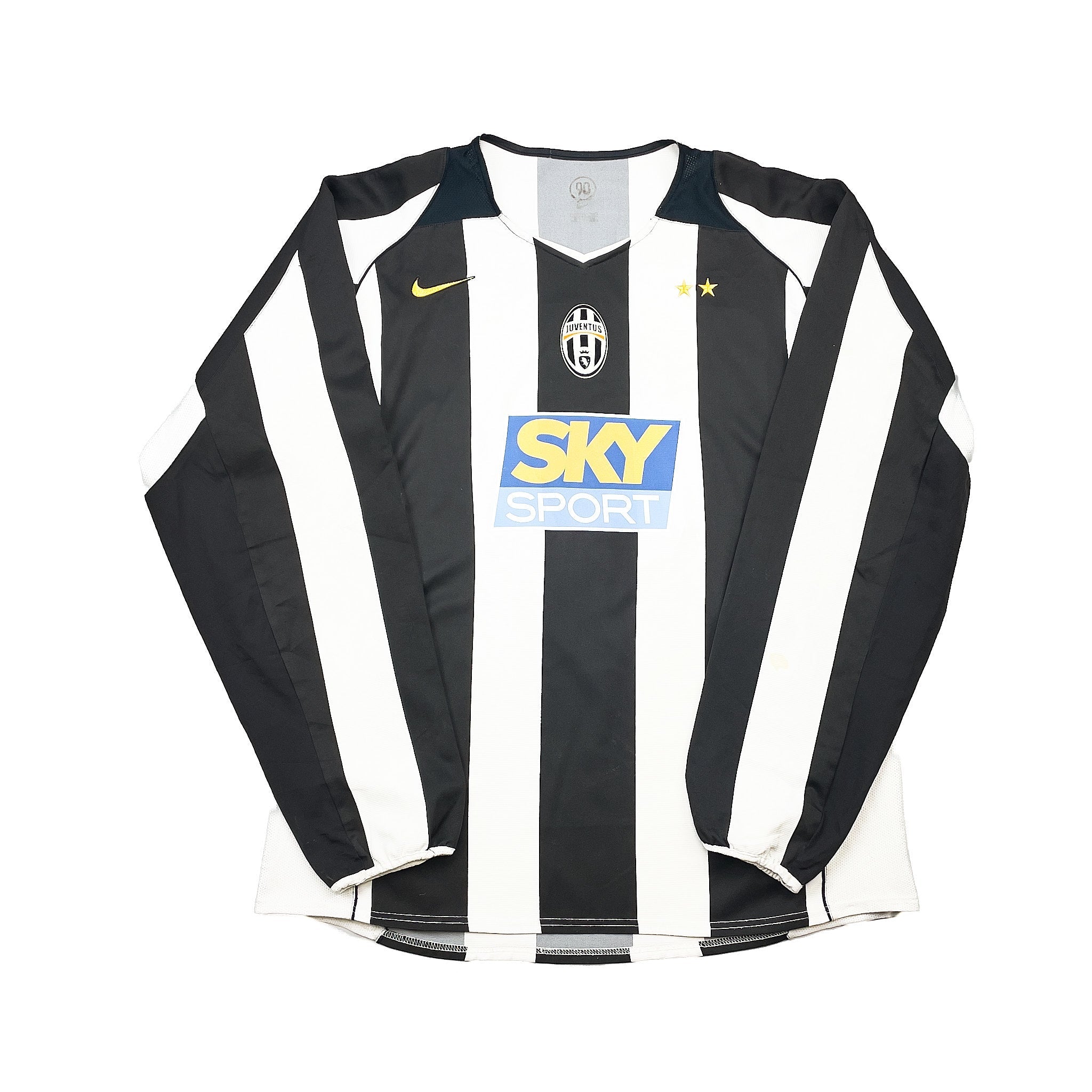 Buy 2004/05 Juventus Ibrahmiovic 9 L/S Home Shirt (XL) Nike ~ Free worldwide shipping ~ Authentic Vintage Football Shirts from Cult Kits
