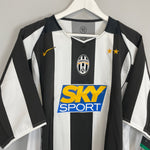 Shop 2004/05 JUVENTUS NEDVED #11 *BNWT* HOME SHIRT (XL) NIKE, classic football shirts, vintage football shirts & retro soccer jerseys at Cult Kits