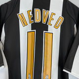 Shop 2004/05 JUVENTUS NEDVED #11 HOME SHIRT (XL) NIKE, classic football shirts, vintage football shirts & retro soccer jerseys at Cult Kits