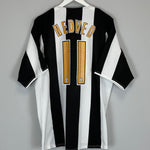 Shop 2004/05 JUVENTUS NEDVED #11 HOME SHIRT (XL) NIKE, classic football shirts, vintage football shirts & retro soccer jerseys at Cult Kits