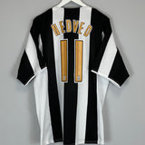 Shop 2004/05 JUVENTUS NEDVED #11 HOME SHIRT (XL) NIKE, classic football shirts, vintage football shirts & retro soccer jerseys at Cult Kits
