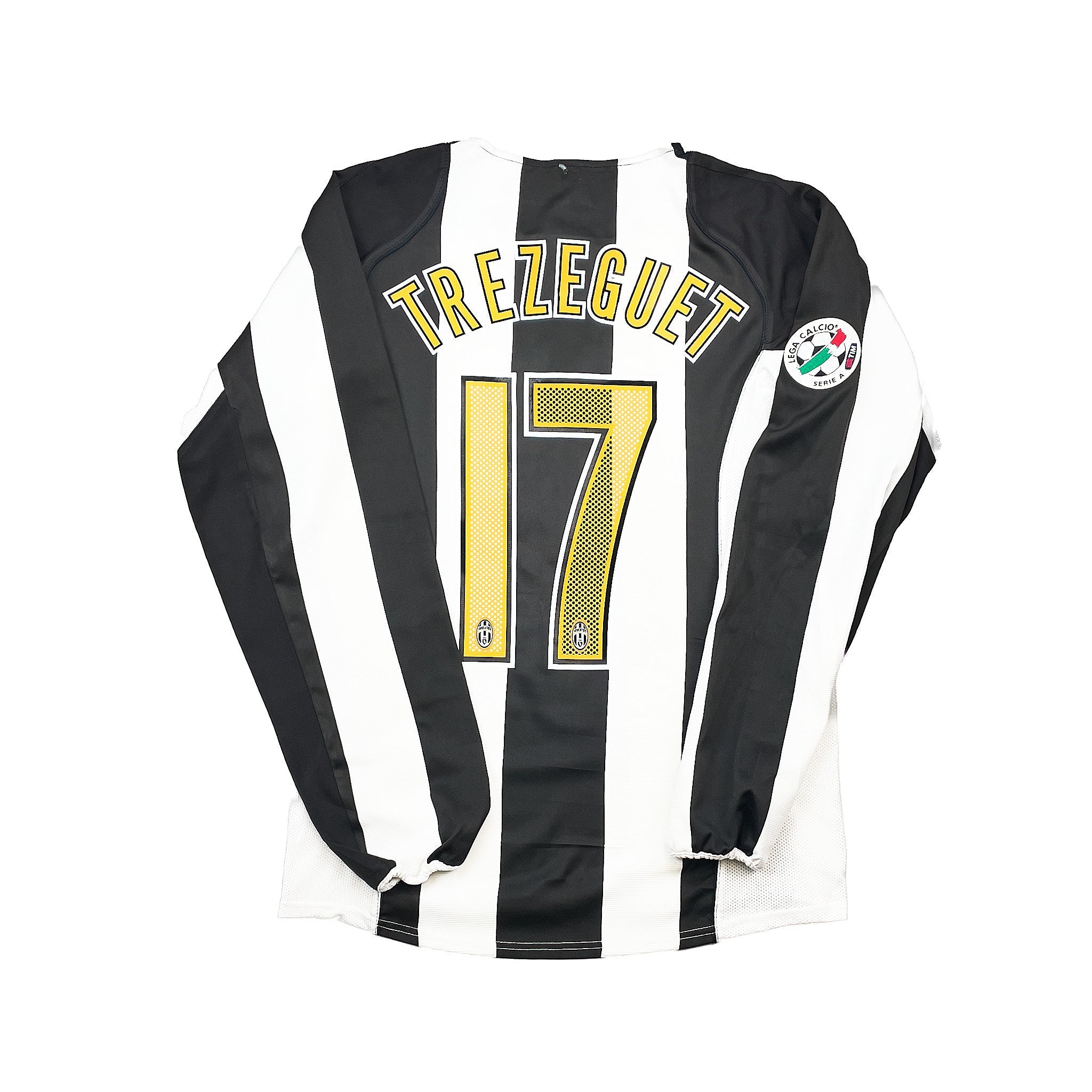 Buy 2004/05 Juventus Trezeguet 17 L/S Home Shirt (S) Nike ~ Free worldwide shipping ~ Authentic Vintage Football Shirts from Cult Kits