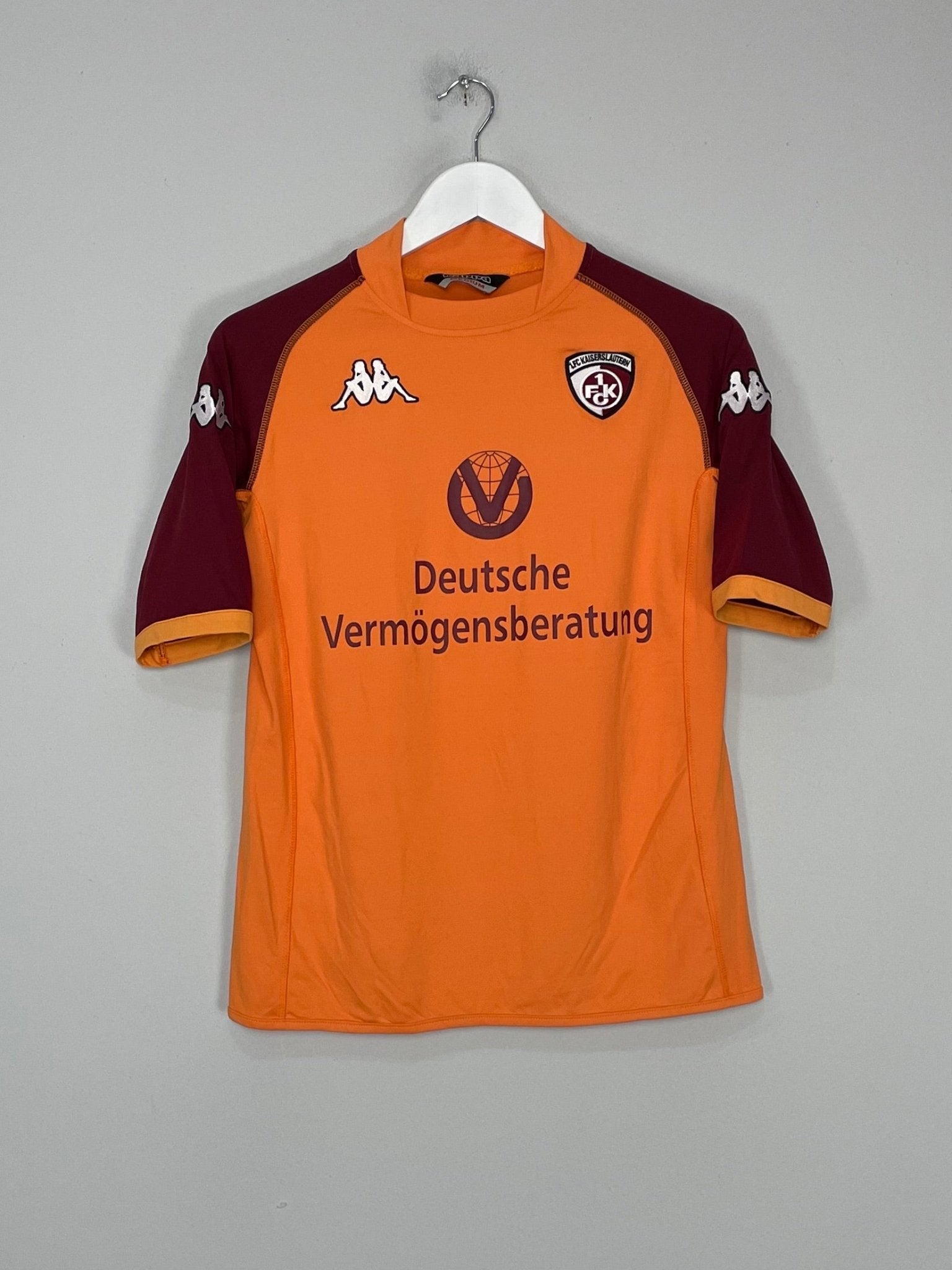 Shop 2004/05 KAISERSLAUTERN AWAY SHIRT (M) KAPPA, classic football shirts, vintage football shirts & retro soccer jerseys at Cult Kits
