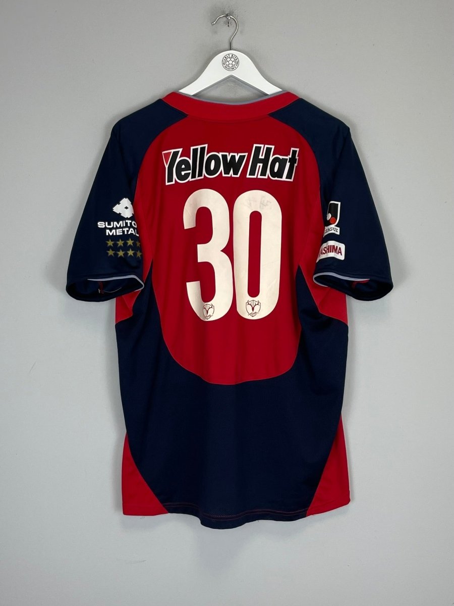 2004/05 KASHIMA ANTLERS 30 HOME SHIRT (XL) NIKE - Cult Kits - XL - Buy Vintage Football Shirts, Authentic Retro Football Shirts For Sale, Classic Football Shirts & Soccer Jersey