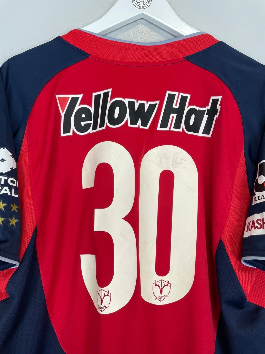 2004/05 KASHIMA ANTLERS 30 HOME SHIRT (XL) NIKE - Cult Kits - XL - Buy Vintage Football Shirts, Authentic Retro Football Shirts For Sale, Classic Football Shirts & Soccer Jersey