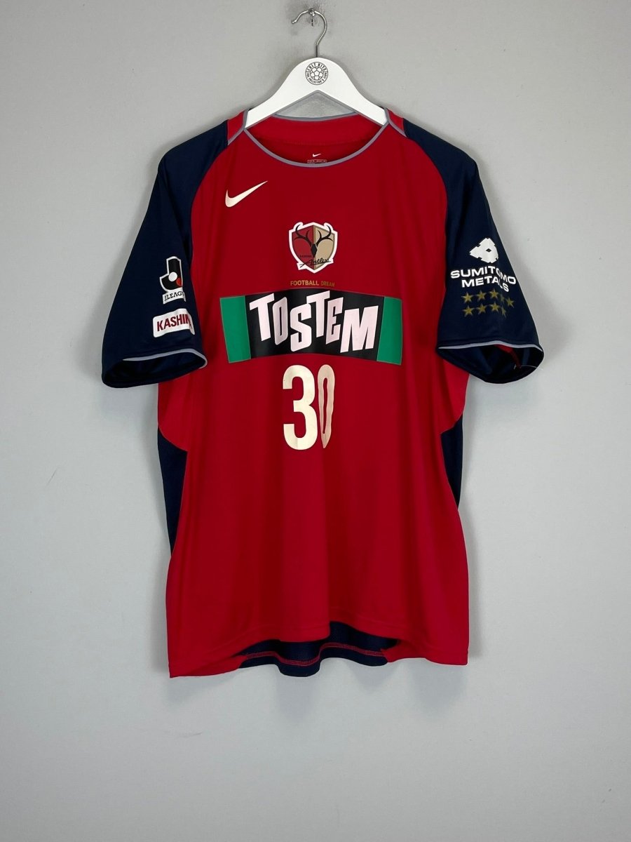 2004/05 KASHIMA ANTLERS 30 HOME SHIRT (XL) NIKE - Cult Kits - XL - Buy Vintage Football Shirts, Authentic Retro Football Shirts For Sale, Classic Football Shirts & Soccer Jersey