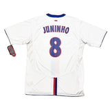 Buy 2004/05 Lyon Juninho 8 *BNWT* Home Shirt (L) Umbro ~ Free worldwide shipping ~ Authentic Vintage Football Shirts from Cult Kits