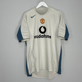 Shop 2004/05 MANCHESTER UNITED TRAINING SHIRT (L) NIKE, classic football shirts, vintage football shirts & retro soccer jerseys at Cult Kits