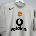 Shop 2004/05 MANCHESTER UNITED TRAINING SHIRT (L) NIKE, classic football shirts, vintage football shirts & retro soccer jerseys at Cult Kits