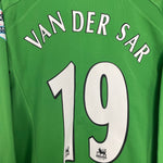 Shop 2004/05 MANCHESTER UNITED VAN DER SAR #19 GK SHIRT (L) NIKE, classic football shirts, vintage football shirts & retro soccer jerseys at Cult Kits